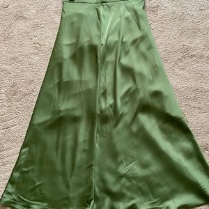 Long flowy 100% silk skirt, handmade.